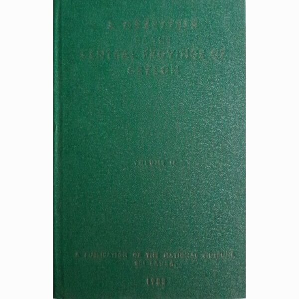 A Gazetteer of The Central Province of Ceylon  Vol: II   A.C. Lawrie